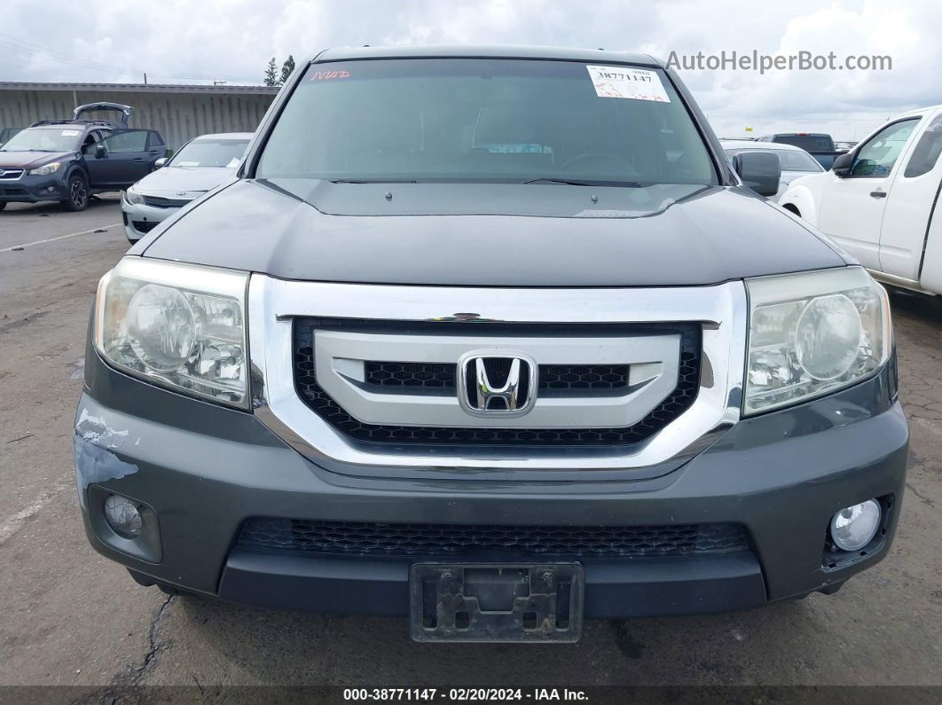 2009 Honda Pilot Ex-l Gray vin: 5FNYF48649B026276