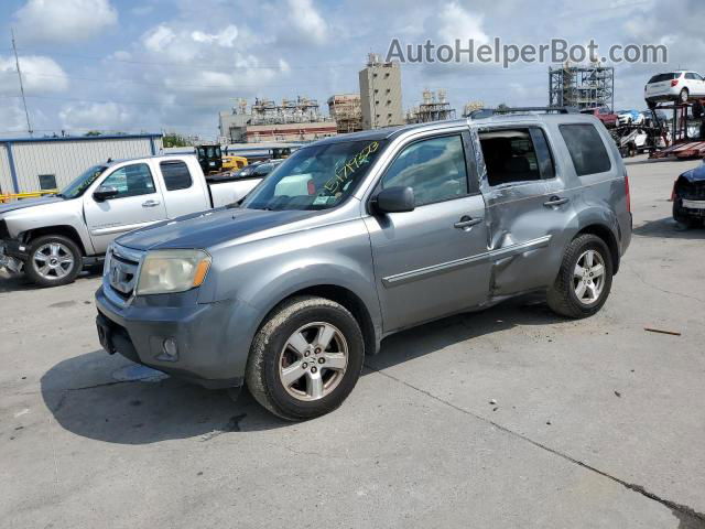 2009 Honda Pilot Exl Silver vin: 5FNYF48659B030546