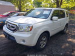 2009 Honda Pilot Ex-l White vin: 5FNYF48659B041921