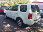 2009 Honda Pilot Ex-l White vin: 5FNYF48659B041921