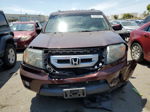 2009 Honda Pilot Exl Burgundy vin: 5FNYF48659B055530