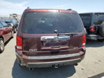 2009 Honda Pilot Exl Burgundy vin: 5FNYF48659B055530