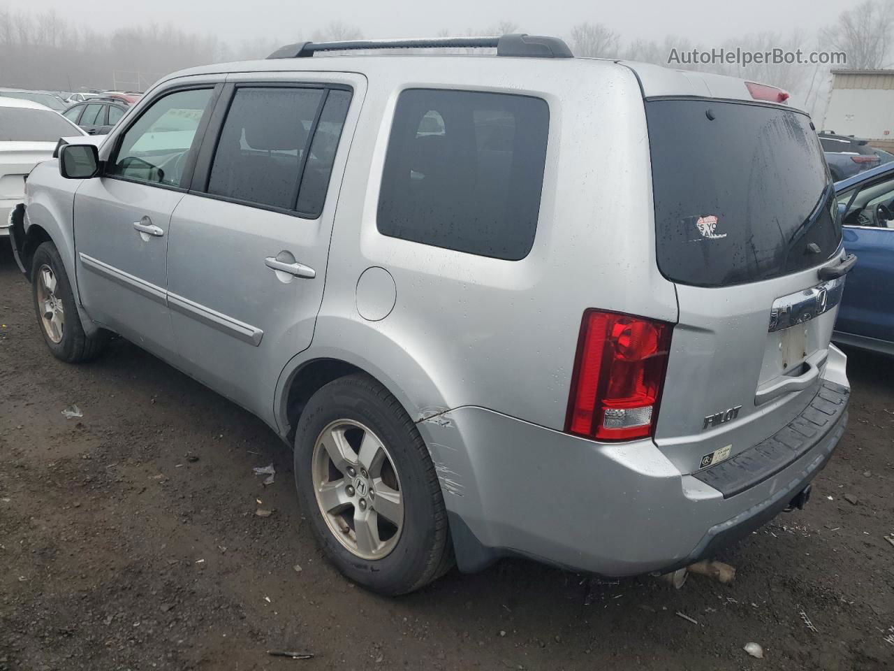 2009 Honda Pilot Exl Silver vin: 5FNYF48669B011150