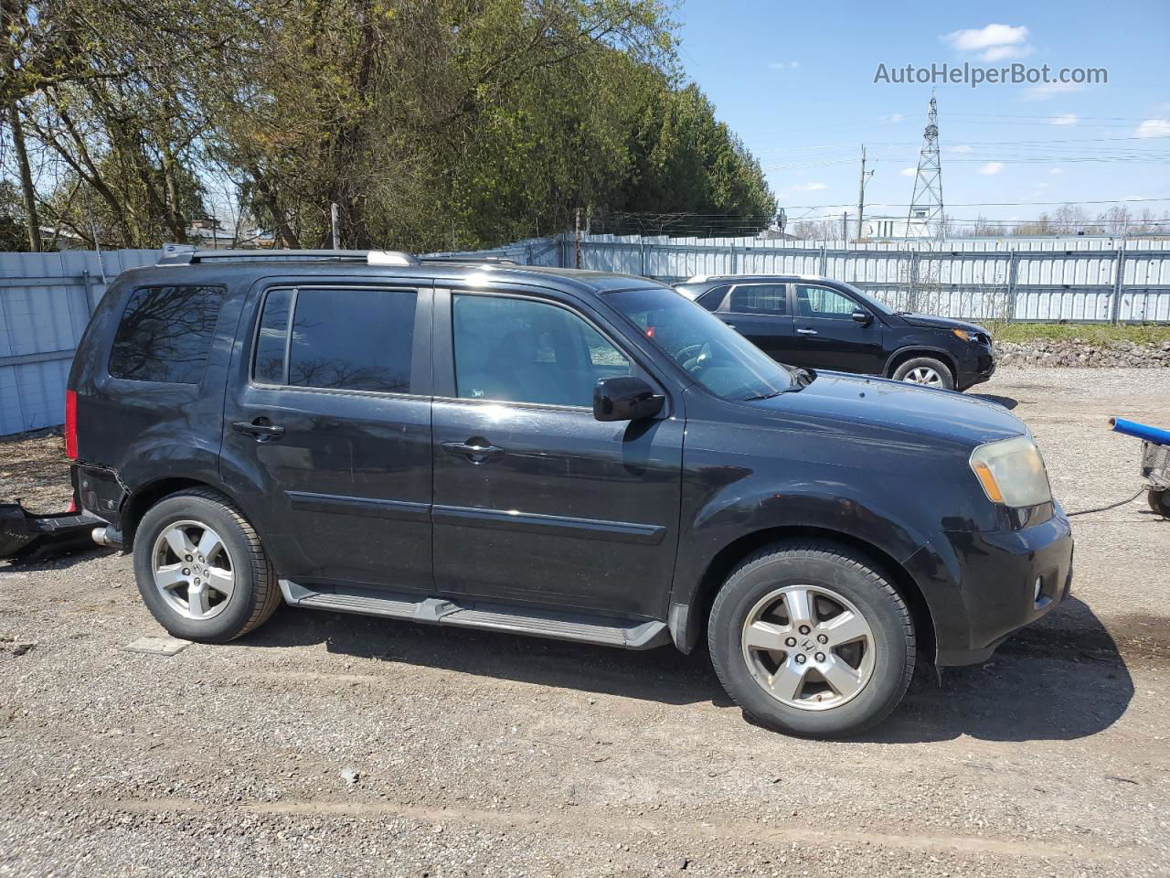 2009 Honda Pilot Exl Black vin: 5FNYF48669B503855