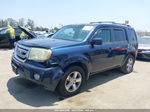 2009 Honda Pilot Ex-l Blue vin: 5FNYF48679B033013