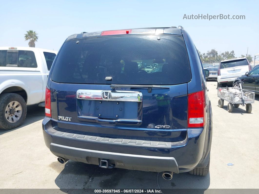 2009 Honda Pilot Ex-l Blue vin: 5FNYF48679B033013