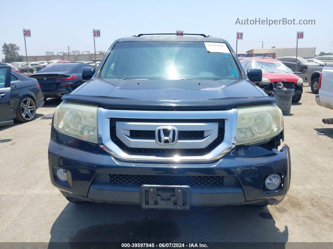 2009 Honda Pilot Ex-l Blue vin: 5FNYF48679B033013