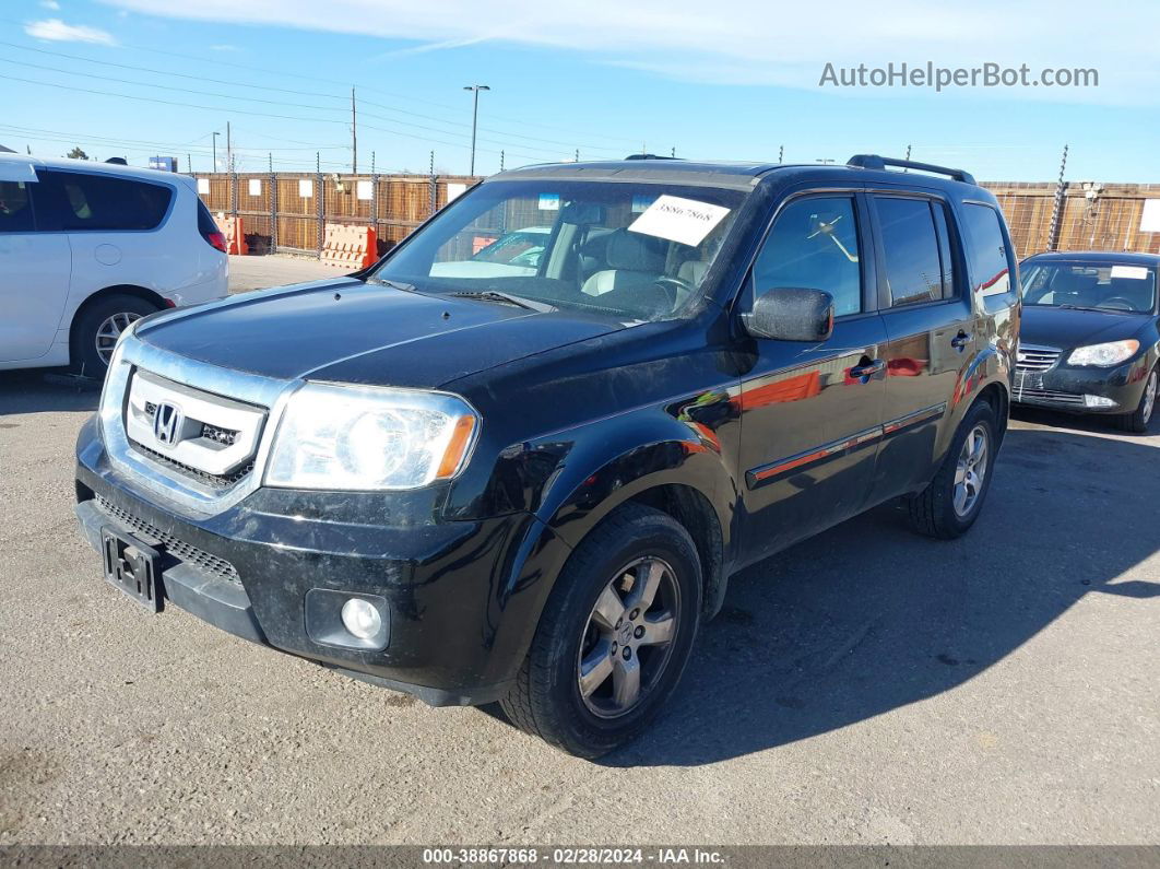 2009 Honda Pilot Ex-l Black vin: 5FNYF48689B012297