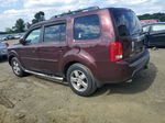 2009 Honda Pilot Exl Burgundy vin: 5FNYF48689B019105