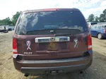 2009 Honda Pilot Exl Бордовый vin: 5FNYF48689B019105