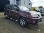 2009 Honda Pilot Exl Бордовый vin: 5FNYF48689B019105