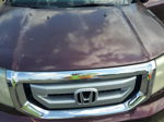 2009 Honda Pilot Exl Бордовый vin: 5FNYF48689B019105