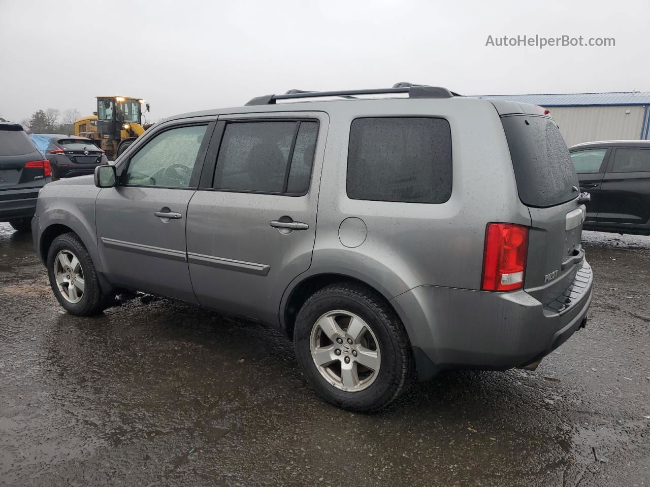 2009 Honda Pilot Exl Gray vin: 5FNYF48689B055750