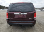 2009 Honda Pilot Exl Maroon vin: 5FNYF486X9B055555