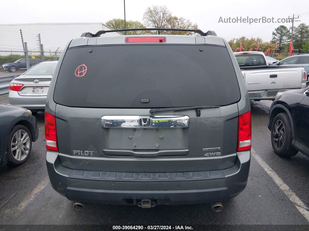 2009 Honda Pilot Touring Gray vin: 5FNYF48889B022376