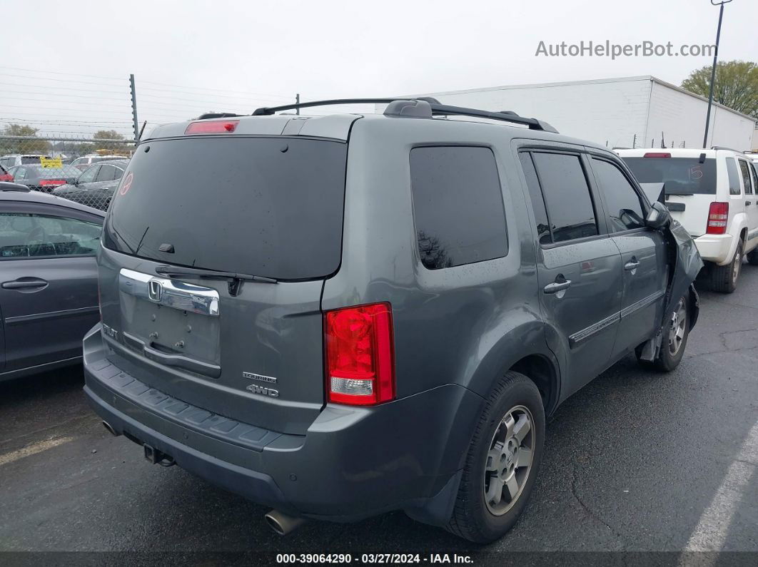 2009 Honda Pilot Touring Gray vin: 5FNYF48889B022376