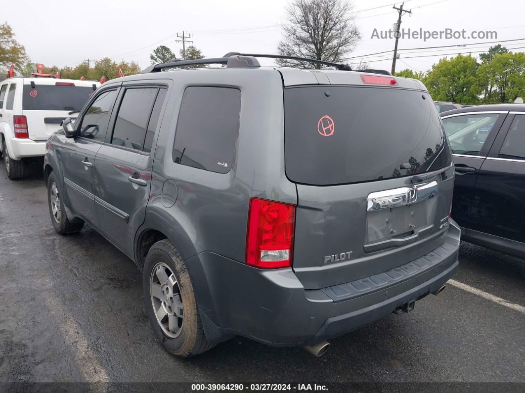 2009 Honda Pilot Touring Gray vin: 5FNYF48889B022376