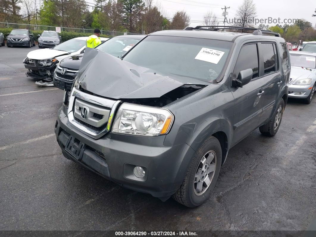 2009 Honda Pilot Touring Gray vin: 5FNYF48889B022376