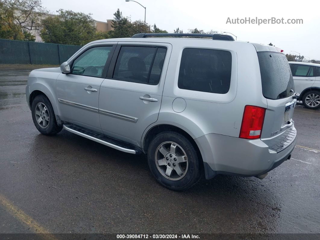 2009 Honda Pilot Touring Silver vin: 5FNYF48909B030187