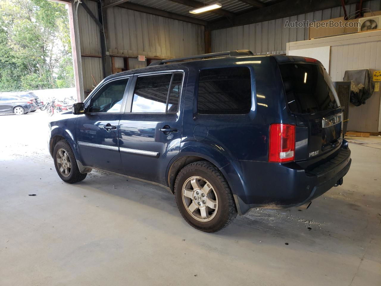 2009 Honda Pilot Touring Blue vin: 5FNYF48909B055008