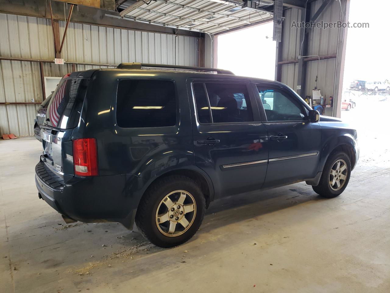 2009 Honda Pilot Touring Blue vin: 5FNYF48909B055008