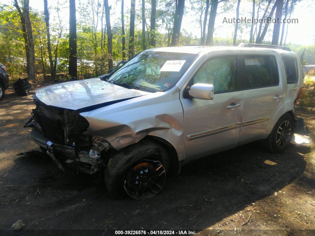 2009 Honda Pilot Touring Silver vin: 5FNYF48929B003279