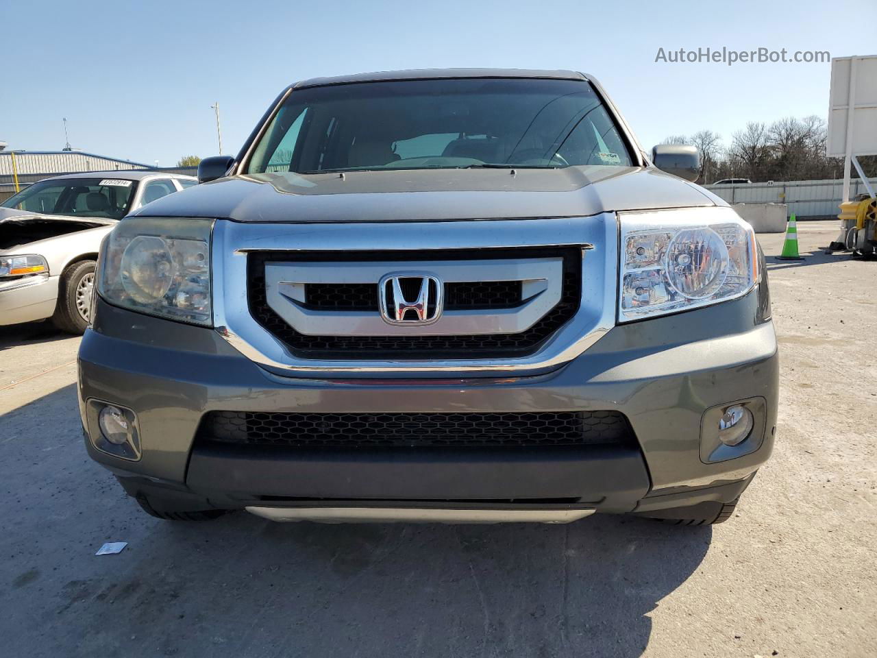 2009 Honda Pilot Touring Gray vin: 5FNYF48929B007073