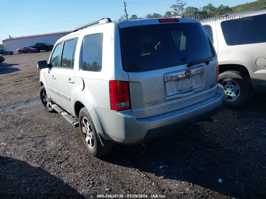 2009 Honda Pilot Touring Silver vin: 5FNYF48929B009096