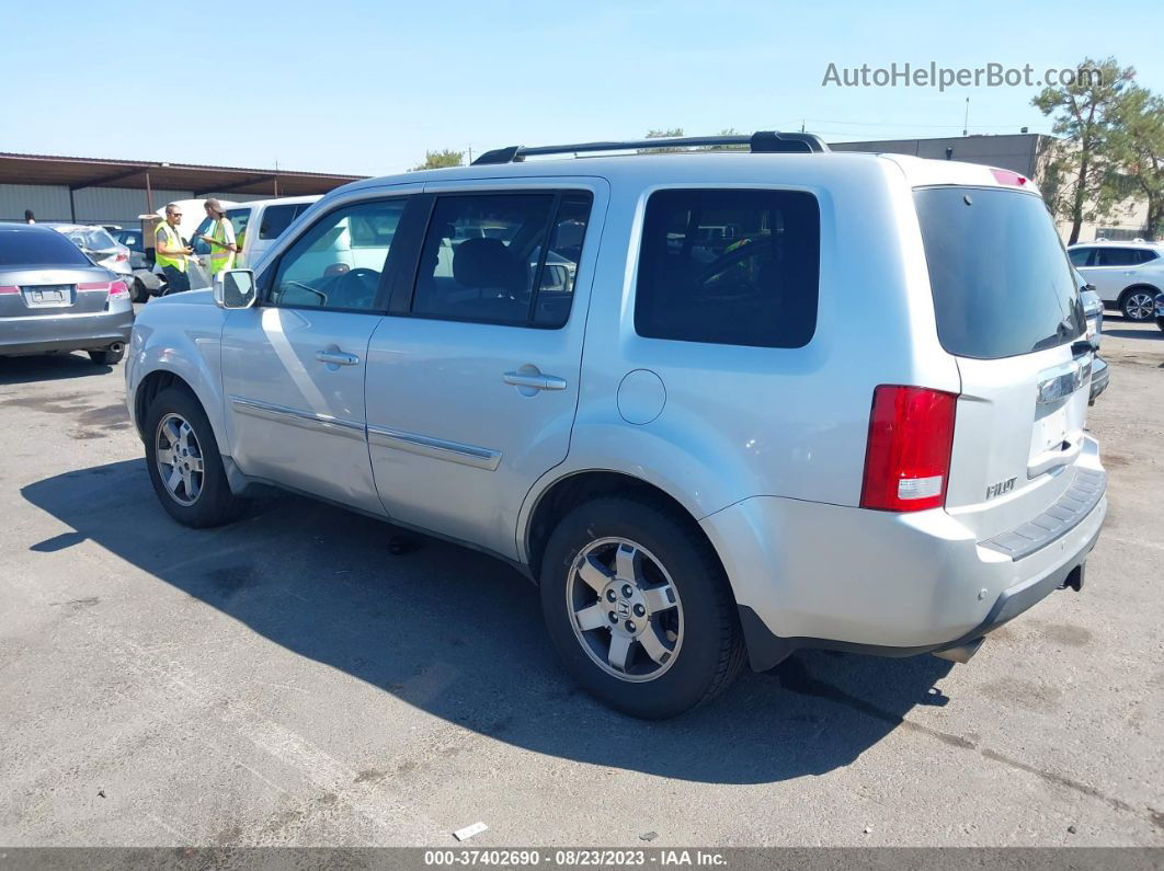 2009 Honda Pilot Touring Silver vin: 5FNYF48929B019014