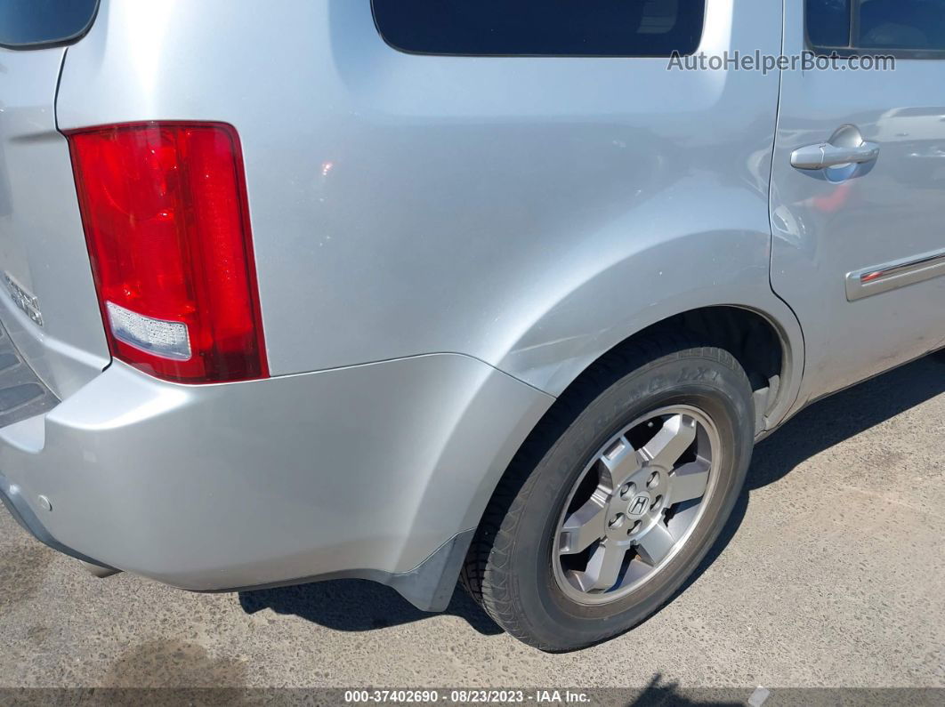 2009 Honda Pilot Touring Silver vin: 5FNYF48929B019014