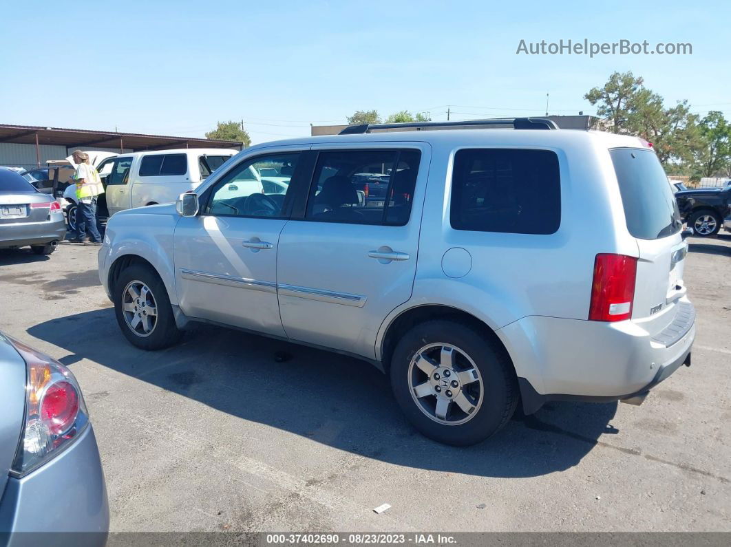 2009 Honda Pilot Touring Silver vin: 5FNYF48929B019014