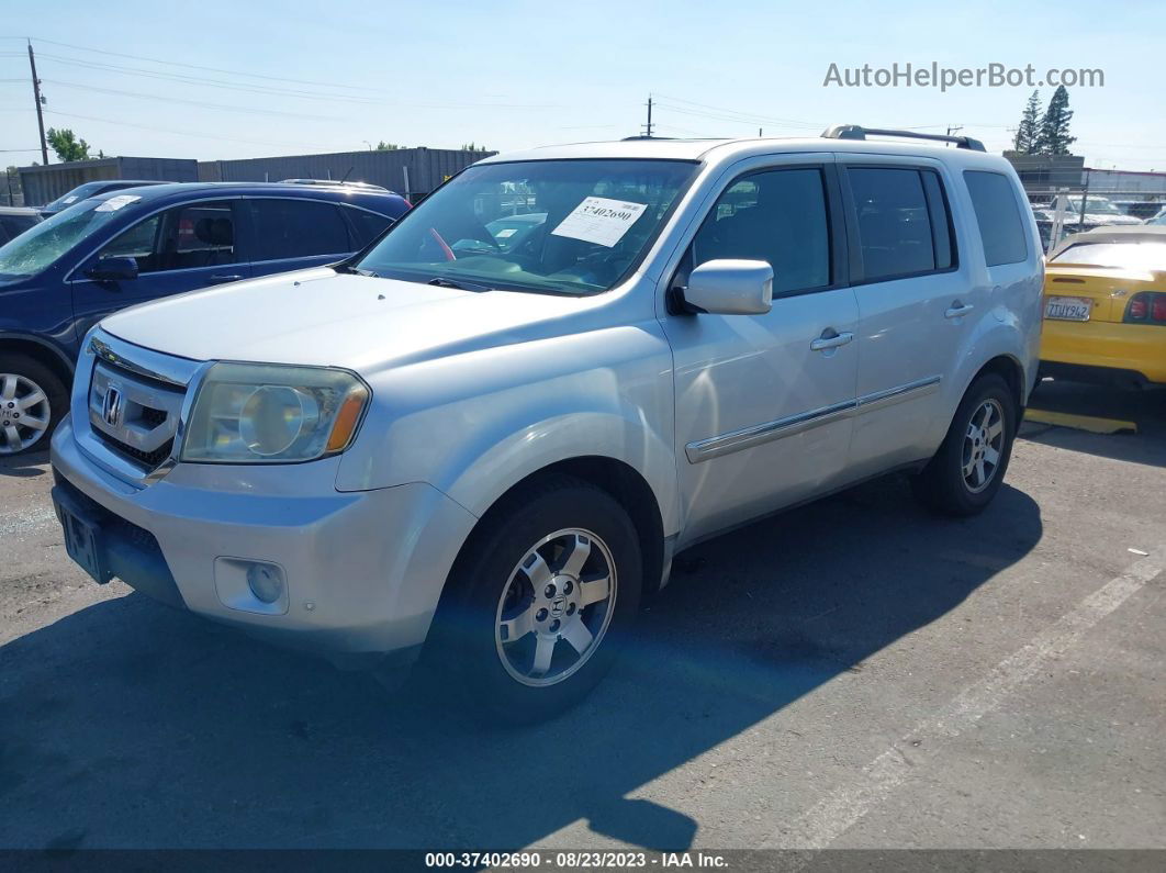 2009 Honda Pilot Touring Silver vin: 5FNYF48929B019014