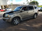 2009 Honda Pilot Touring Золотой vin: 5FNYF48929B055365