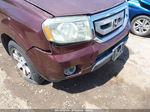 2009 Honda Pilot Touring Maroon vin: 5FNYF48949B006510