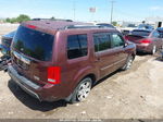 2009 Honda Pilot Touring Maroon vin: 5FNYF48949B006510