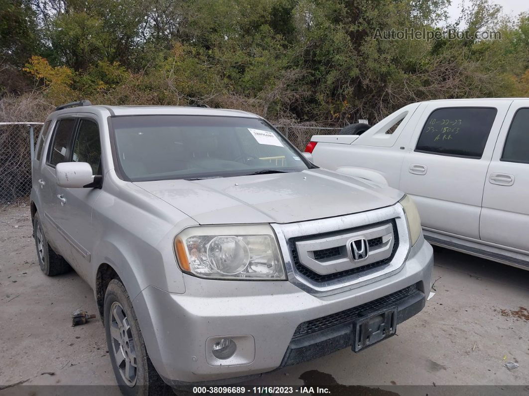 2009 Honda Pilot Touring Silver vin: 5FNYF48949B008144