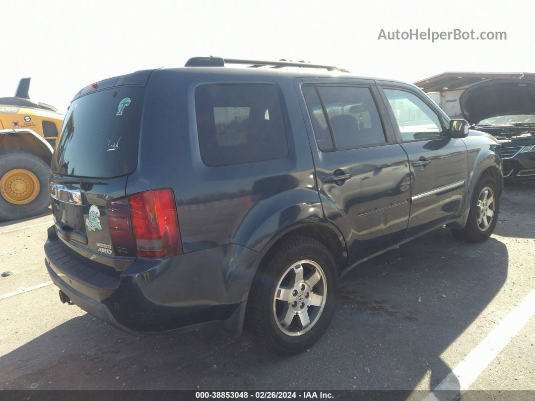 2009 Honda Pilot Touring Blue vin: 5FNYF48949B015191