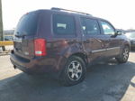 2009 Honda Pilot Touring Темно-бордовый vin: 5FNYF48949B023176