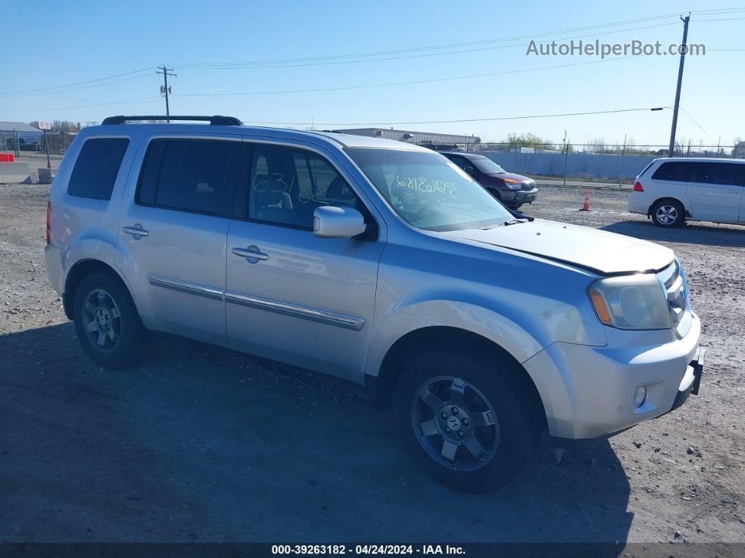 2009 Honda Pilot Touring Silver vin: 5FNYF48959B024014