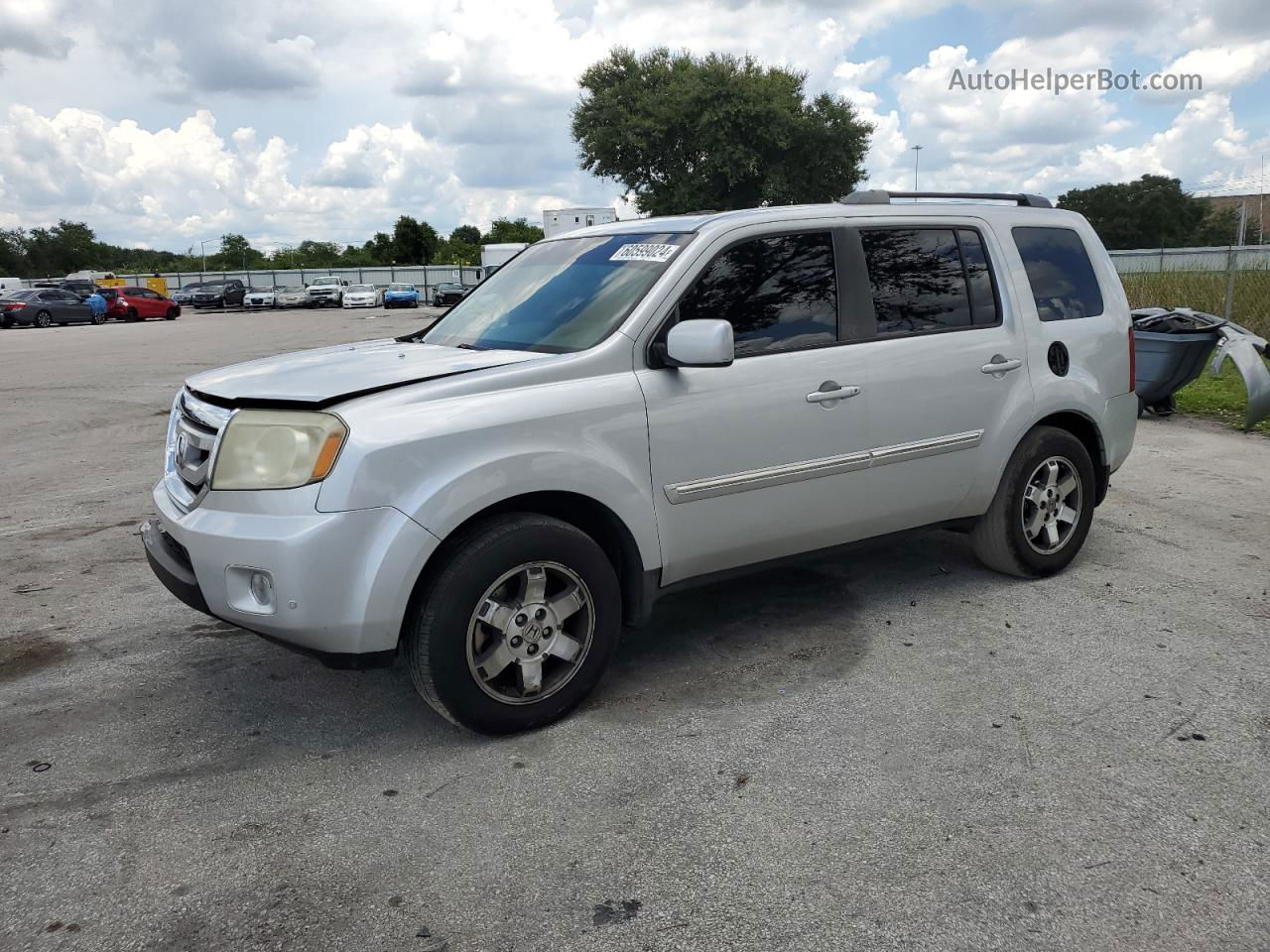 2009 Honda Pilot Touring Серебряный vin: 5FNYF48979B018067