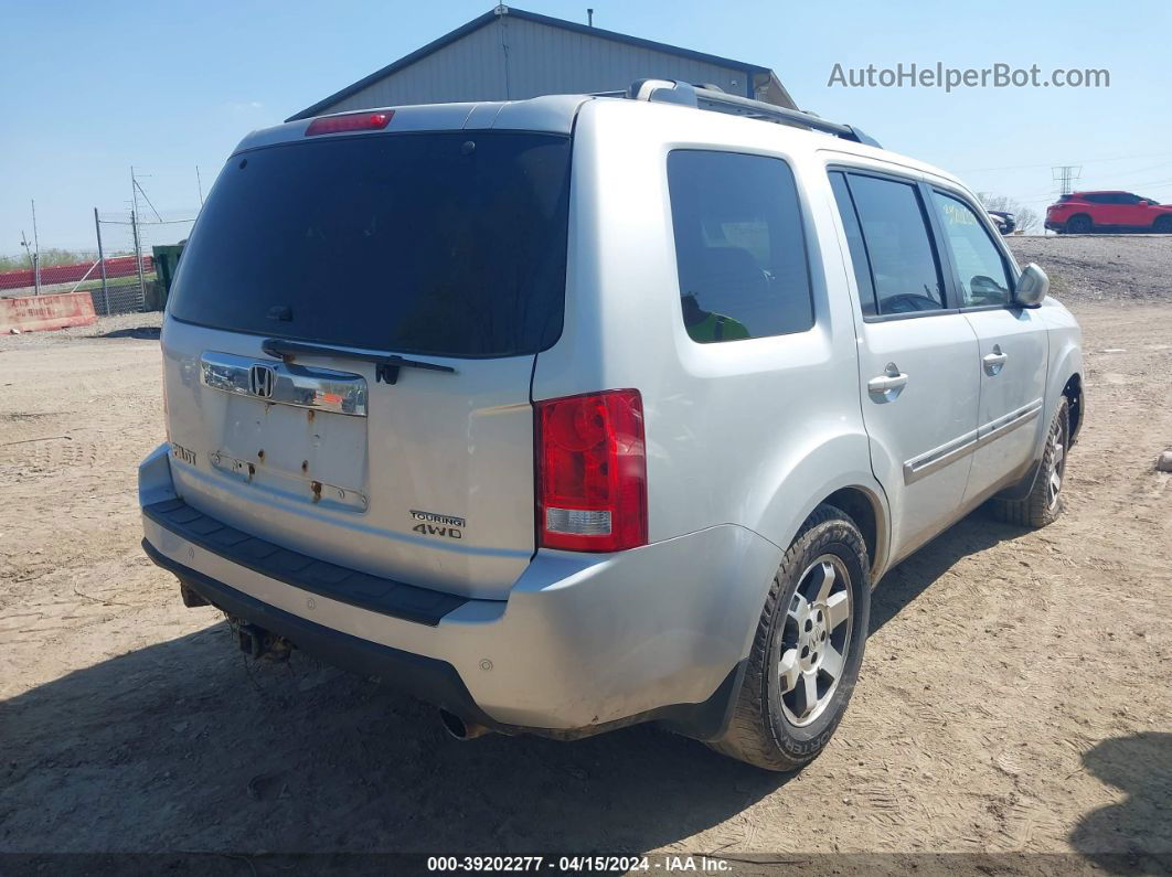 2009 Honda Pilot Touring Silver vin: 5FNYF48989B002914