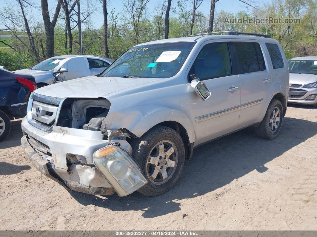 2009 Honda Pilot Touring Silver vin: 5FNYF48989B002914