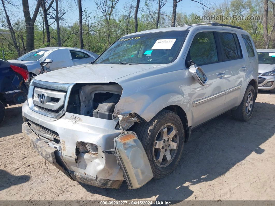 2009 Honda Pilot Touring Silver vin: 5FNYF48989B002914