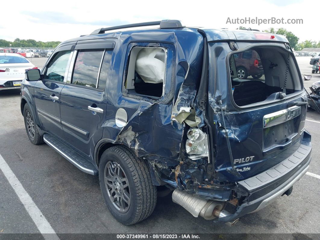 2009 Honda Pilot Touring Blue vin: 5FNYF48989B013234