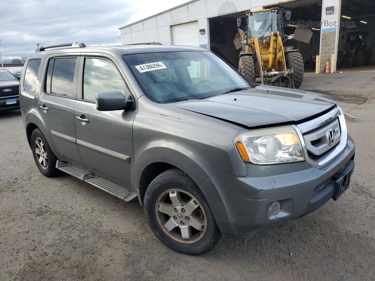 2009 Honda Pilot Touring Серый vin: 5FNYF48999B007071