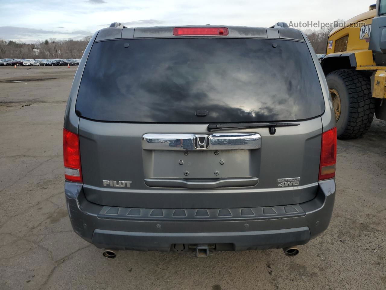 2009 Honda Pilot Touring Серый vin: 5FNYF48999B007071