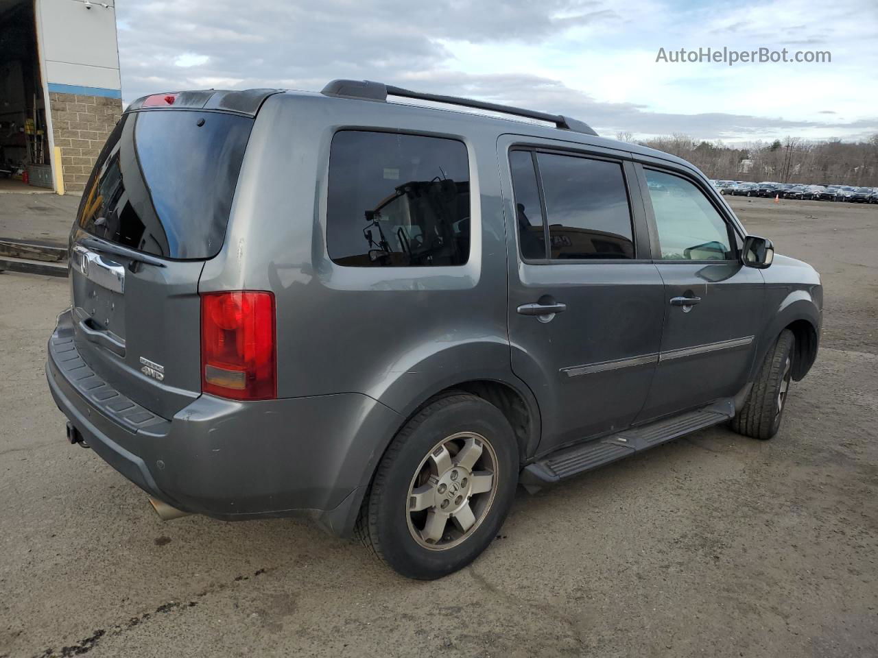 2009 Honda Pilot Touring Серый vin: 5FNYF48999B007071