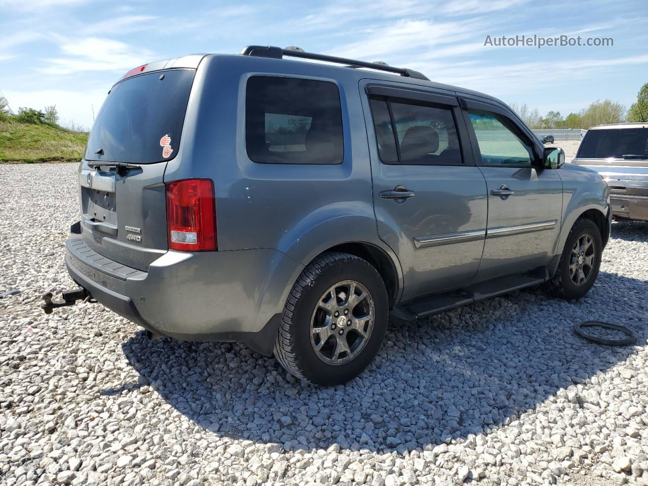 2009 Honda Pilot Touring Gray vin: 5FNYF489X9B031234