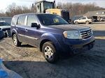 2013 Honda Pilot Lx Blue vin: 5FNYF4H21DB008775