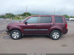 2015 Honda Pilot Lx Maroon vin: 5FNYF4H21FB015762